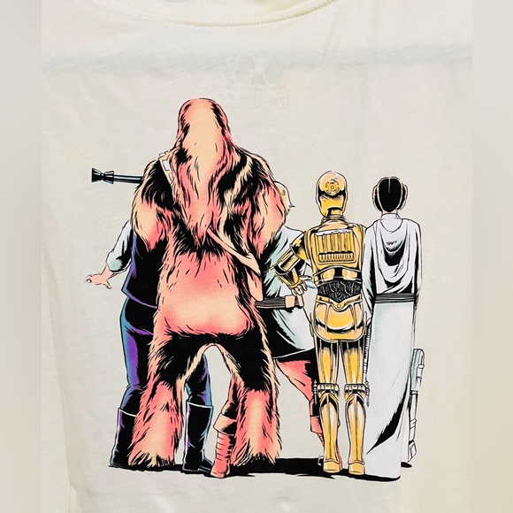 Star Wars Graphic Tee Shirt 100% Cotton Size 2X - Picture 5 of 5